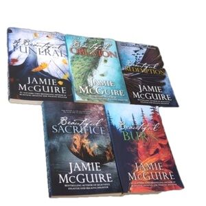 Jamie McGuire 5 Books Lot Beautiful Series Paper Back